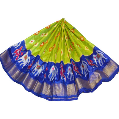 "IKKAT pattu Parikini (Below 1 year) IKK-24 - Click here to View more details about this Product